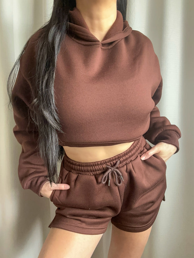 Naomi Sweater Set (Chocolate)